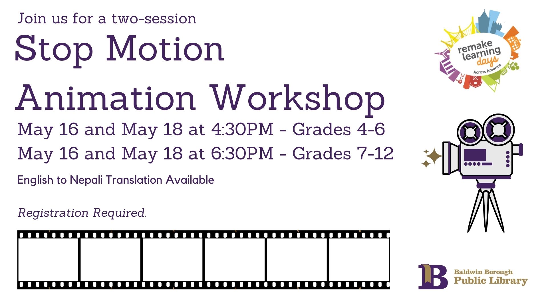 Image for Stop Motion Animation Workshop