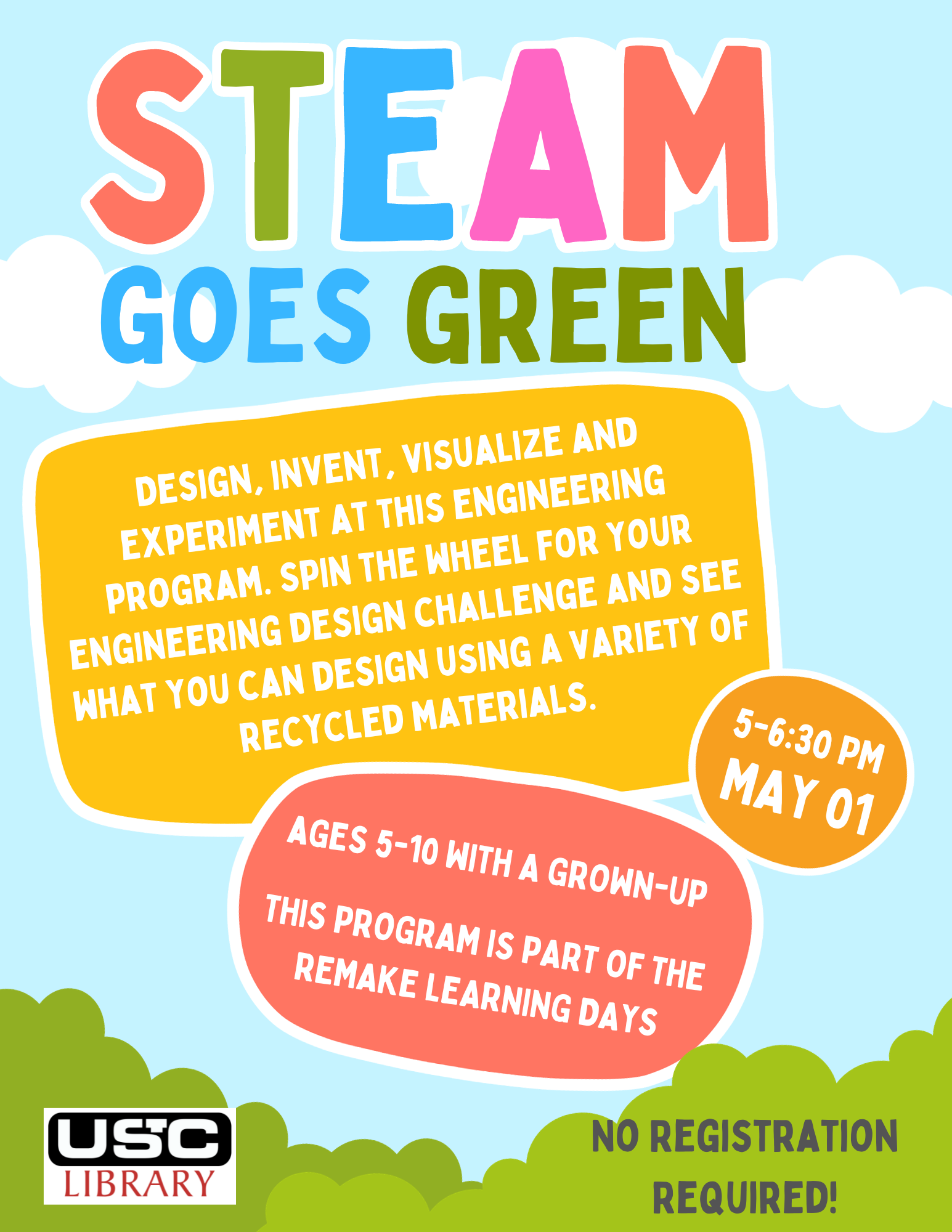 Image for STEAM Goes Green – Engineering Challenges Using Recycled Materials