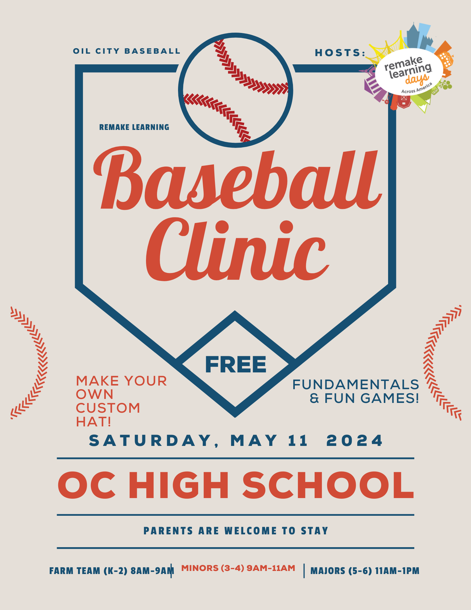 Image for Take Me Out to the Ball Game – Baseball Clinic
