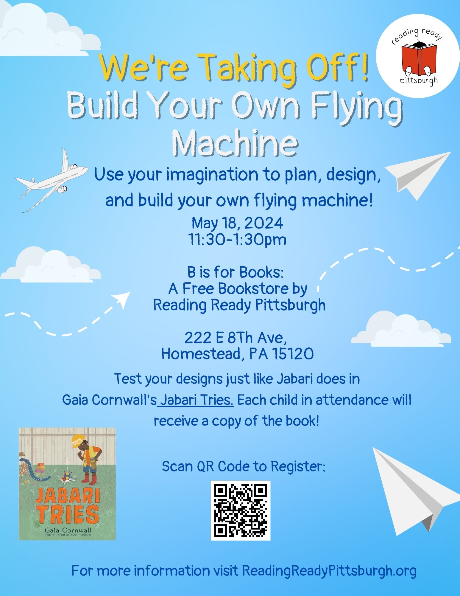 Image for We’re Taking Off!  Build Your Own Flying Machine