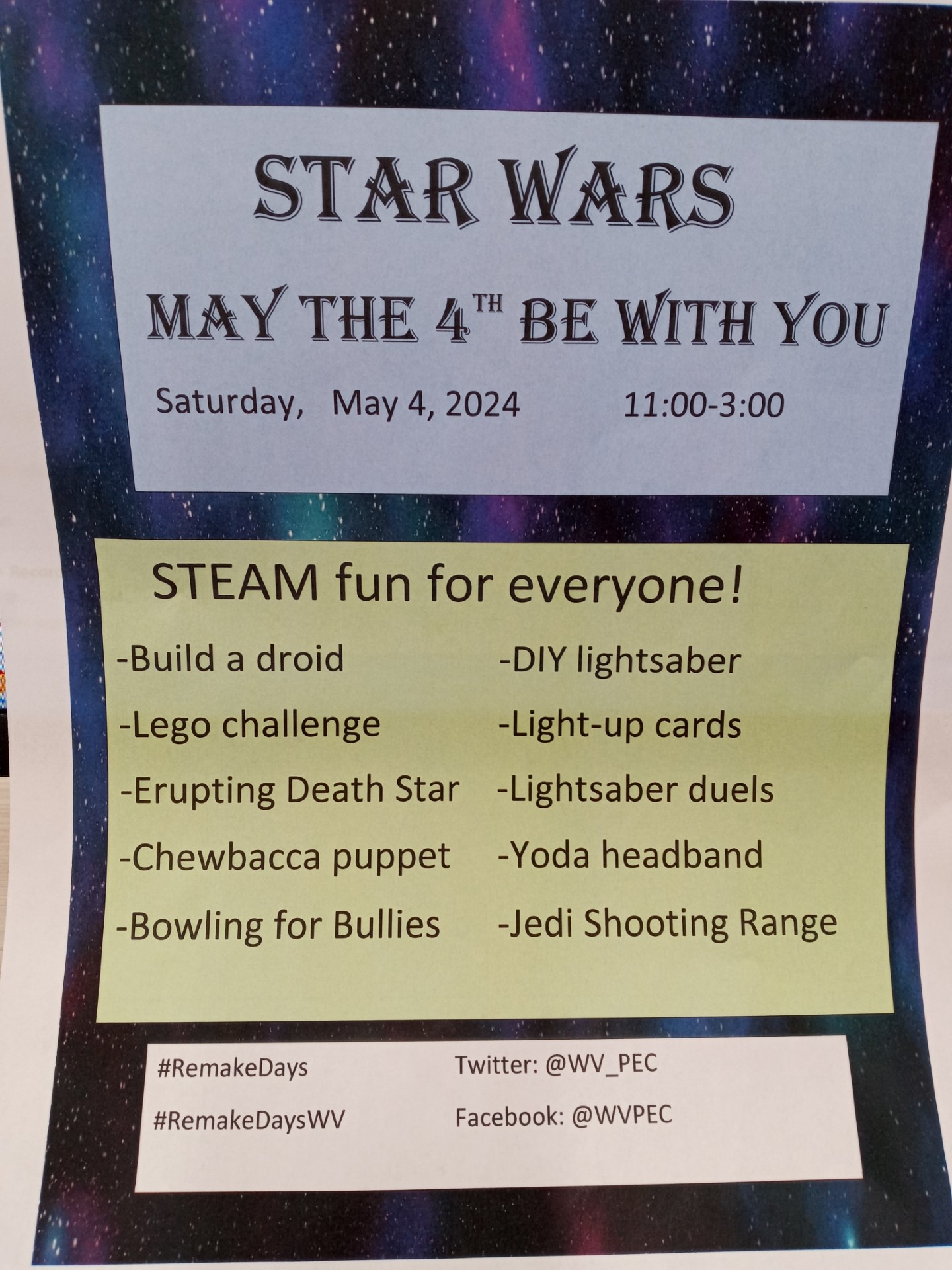 Image for Star Wars May the Fourth Be With You: STREAM fun for Everyone.